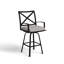 Tabouret de comptoir pivotant avec coussin Mulcahey-895548435-881275183