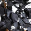 Ficus artificiel noir d'Halloween avec tronc naturel-1771744896