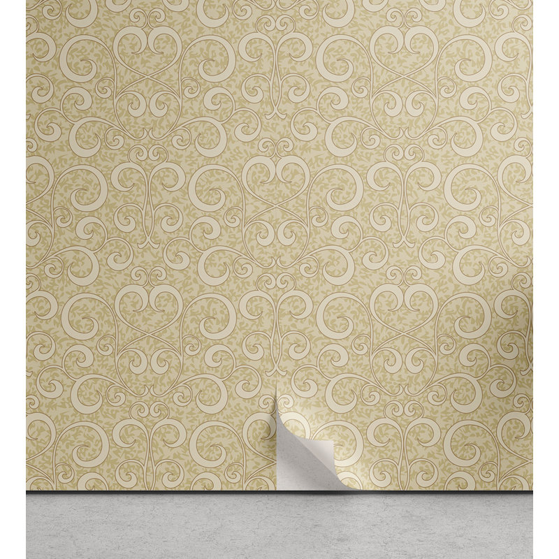 Panneau de papier peint pelucheux tourbillonnant Ideachi, L 13 po x L 100 po