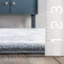 Tapis de couloir à poils longs lavable en machine Loni-24444258