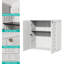 Remise de rangement extérieure en plastique l 34,3 po x H 36,2 po avec une tablette-55204847