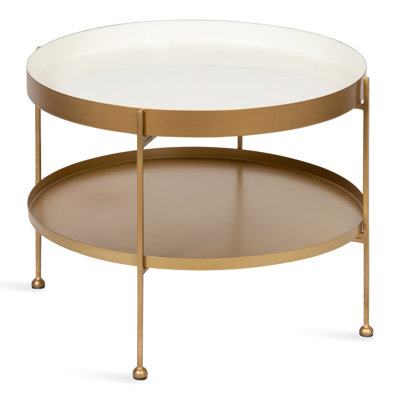 Table basse à 4 pieds avec rangement