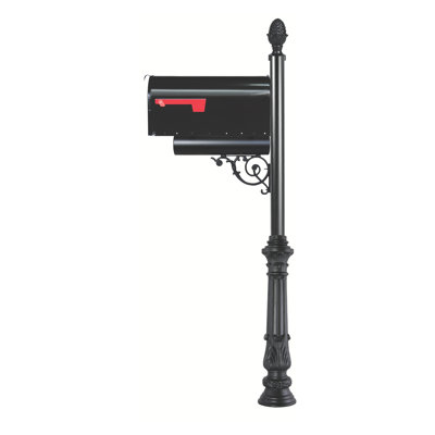 Aluminum Post Mounted Mailbox