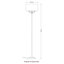 160 H cm Traditional Floor Lamp