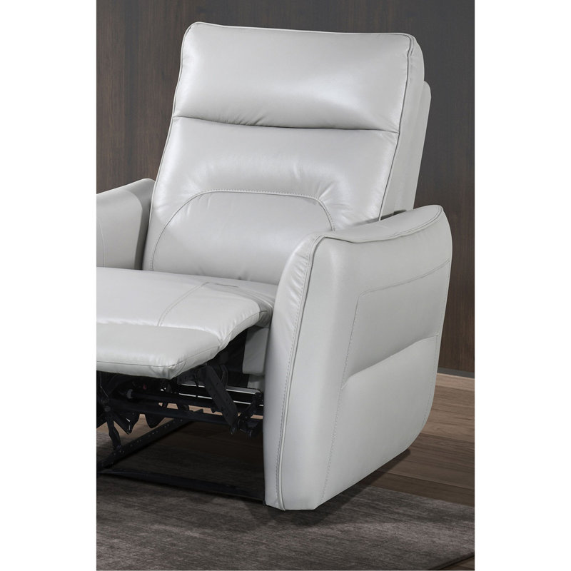 Fauteuil inclinable électrique de style contemporain, Taupe