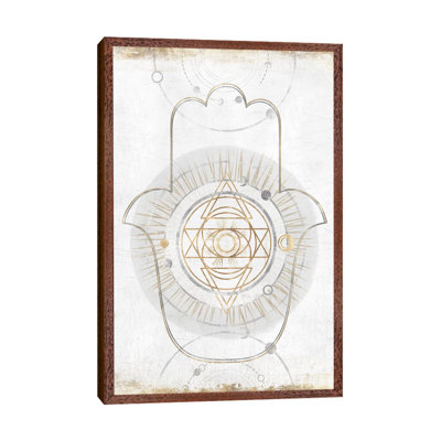 Gold Hamsa I by Isabelle Z - Print on Canvas