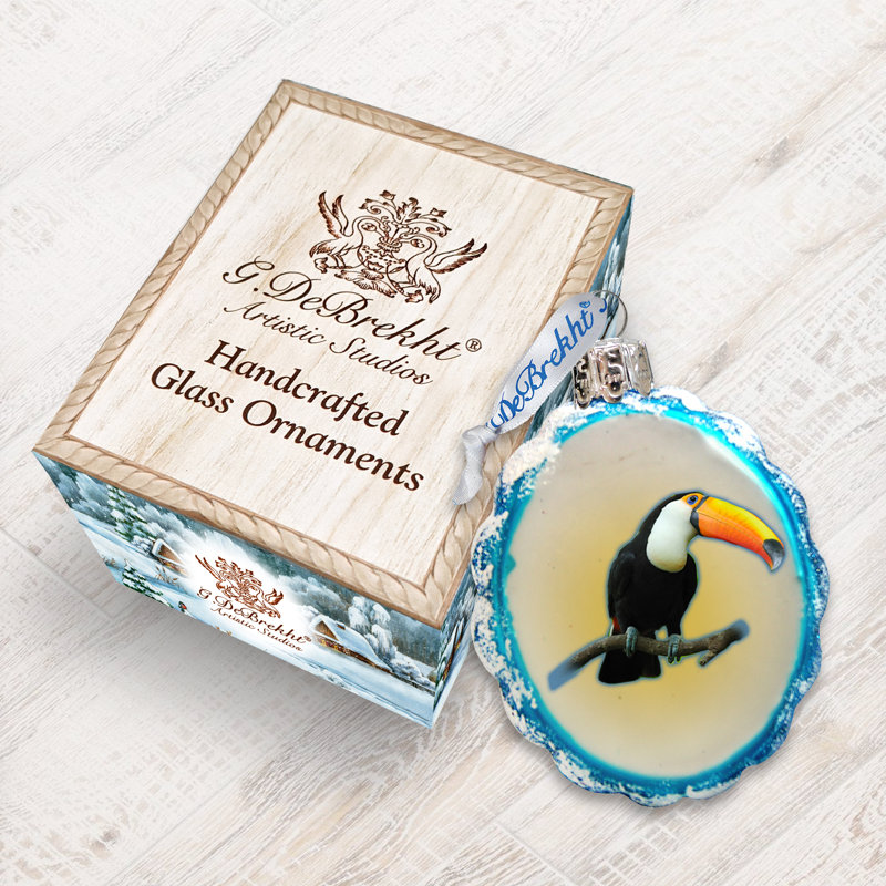 Sea Birds Holiday Shaped Ornament Set, 1