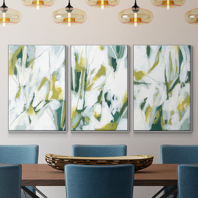 " Emerald Ice I " 3 - Pieces