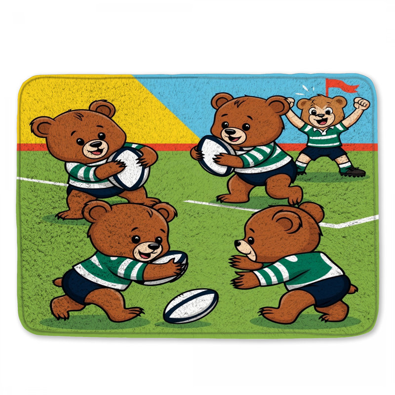 Tapis de bain Bears, L 24 po x L 17 po