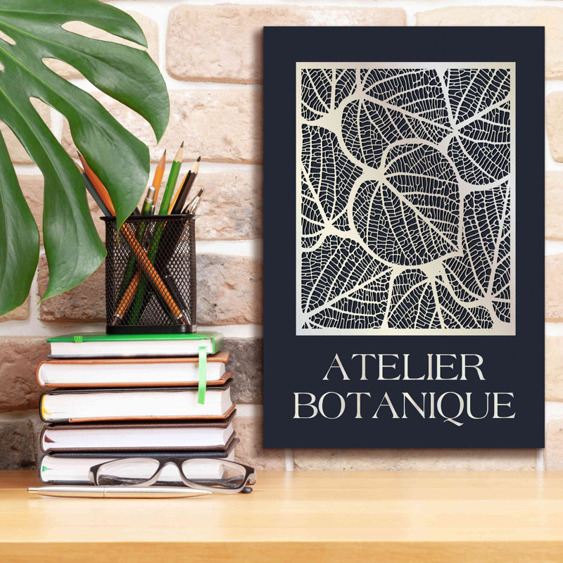 «Atelier Botanique» par Design Fabrikken, estampe numérique sur toile, H 18 po x l 12 po x P 0,75 po