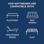 Matelas hybride ferme 10 po avec housse de refroidissement Brooklyn-87191556