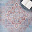 Tapis oriental bleu / brun-785733419