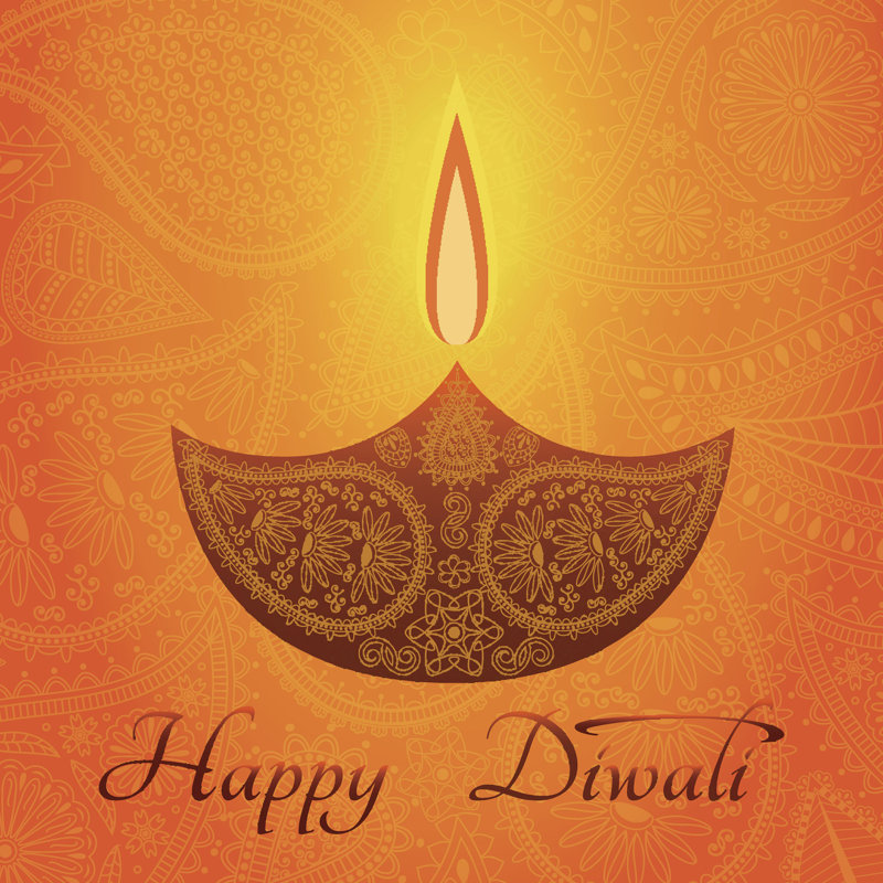 Diwali Festival par - impression sur toile tendue, H 12 po x l 12 po