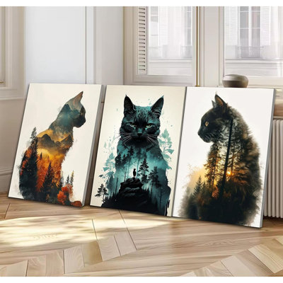 3 Piece Wrapped Canvas Print