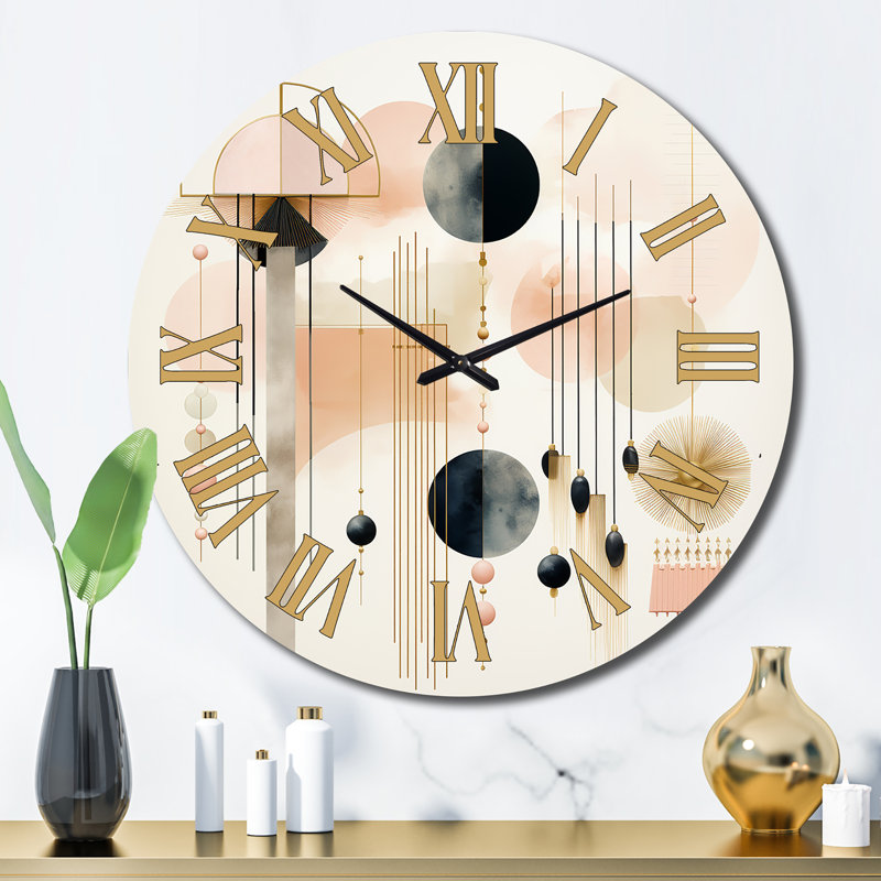 Horloge murale Minimal Geometrics IV, Grand