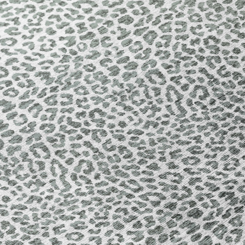 Chenille Washable Animal Print Rug, Rectangle 8' x 10'