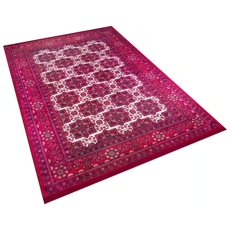 Tapis intérieur / extérieur en coton Satoru, Rectangle 2 pi 7 po x 4 pi 11 po