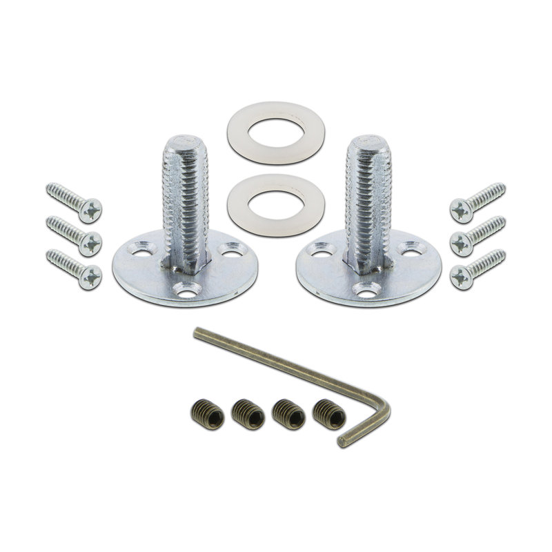 Rosette en corde avec poignée de porte décorative, Laiton antique