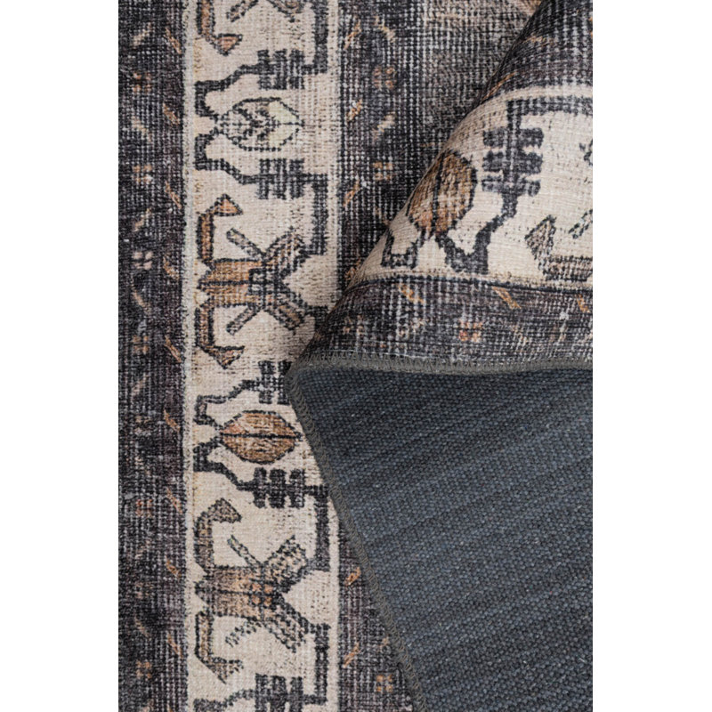 Tapis en chenille lavable Stonart, Carré 5 pi