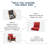 6" Outdoor Cushions For Patio Furniture, 22X24x6 Thick Seat Cushion Set Of 2, Fade Resistant Couch Chair Replacement Cushions High Density Deep Wicker Chair Cushion W/Removable Cover-882912737