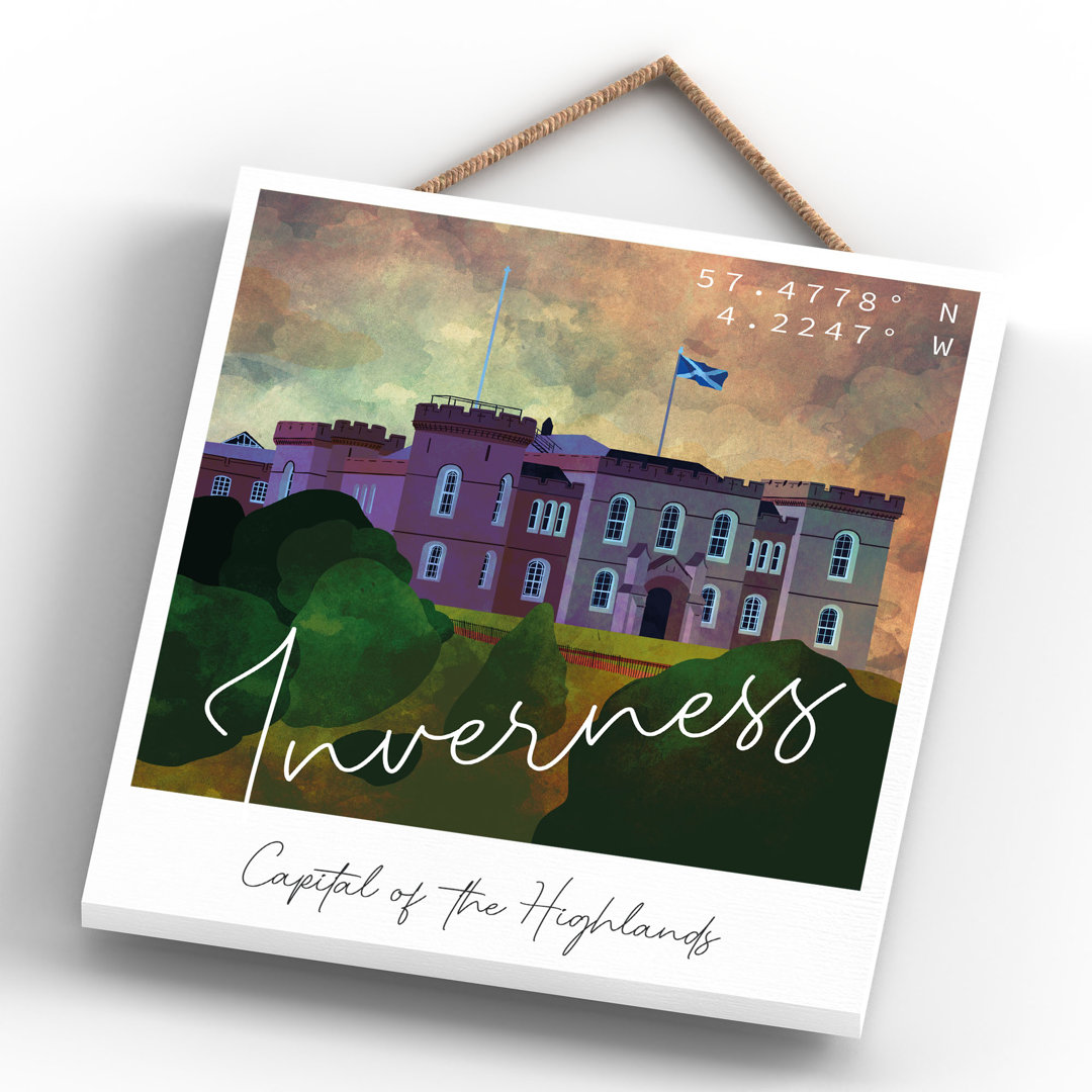 Scotland Inverness Capital Highlands Night Wall Décor
