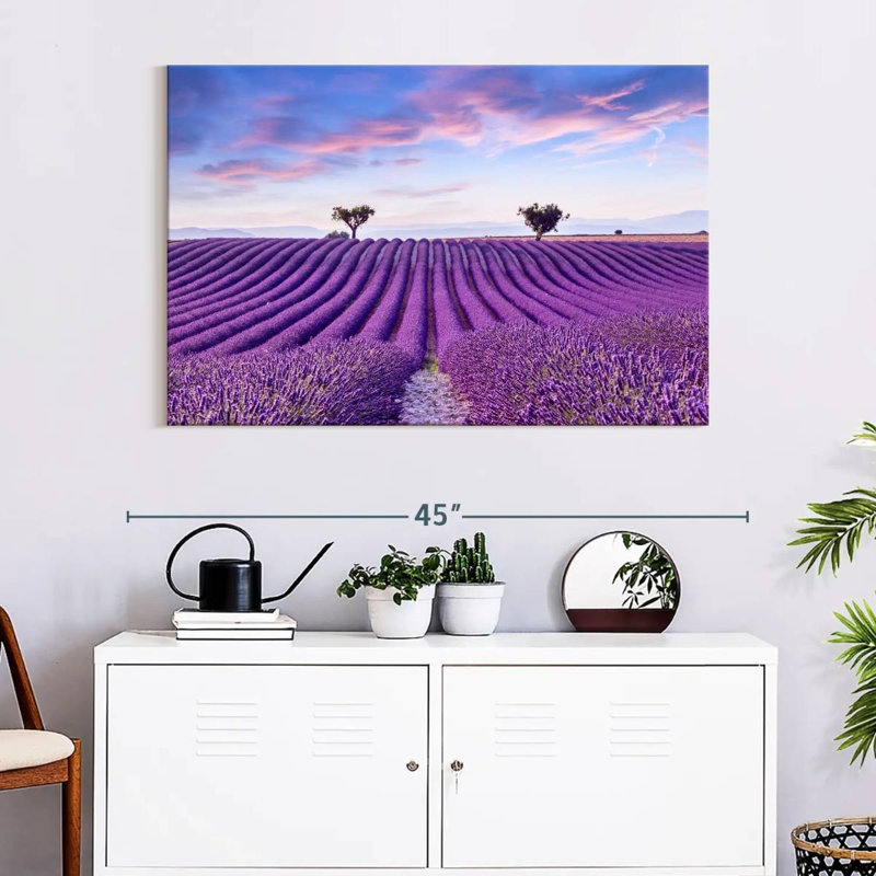 Alvord Valensole Lavender Fields, 26" H x 39" W
