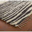 Hand Knotted Striped Indoor Rug-89389427