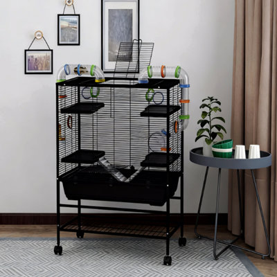 For Syrian Hamster, Gerbil Cage With Tubing System