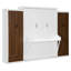Grand lit escamotable mural avec placard, tiroirs et table-1592397202