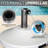 US Weight 50 lbs. Fillable Capacity Round Outdoor Patio Umbrella Base in White-100476254