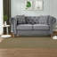 Canapé Chesterfield compact en velours compact de 65 pouces pour la maison