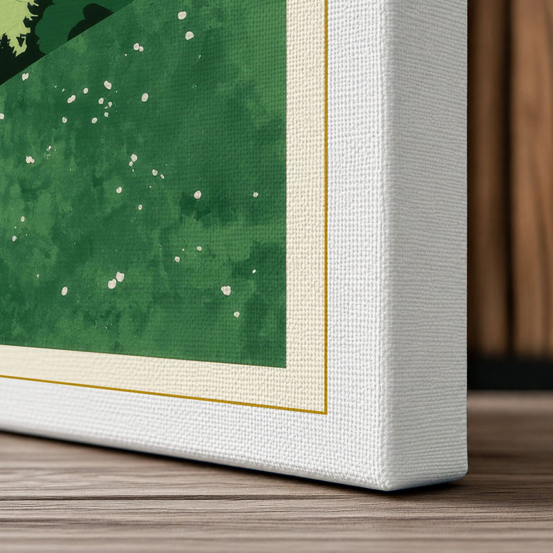 Pastoral Valley Farm Scandinavian - Wrapped Canvas, 18x12 - 45.7 x 30.5 cm, White Border