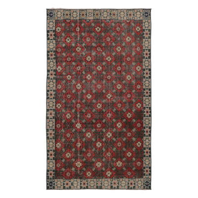 Vintage One-of-a-Kind 3'10X6'9 Hand Knotted Area Rug