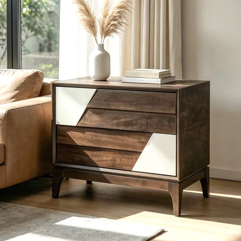 24 " W Standard Drawer Nightstand, Brun