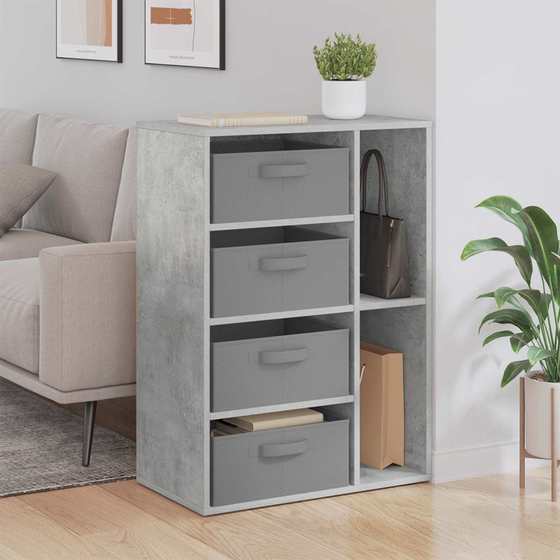 60cm Sideboard, Concrete Grey