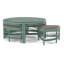 Raffles Rattan Cocktail Table with Benches-71441852-71441906