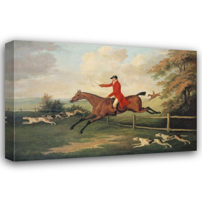 Alcott Hill® Sartorius, J.N. Art sur toile tendue avec châssis: Chasse au renard