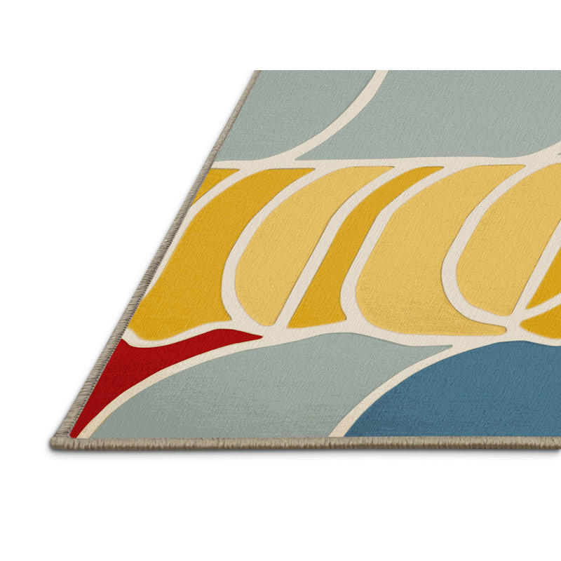 Zesty Bop Rug, Rectangle 4' x 6'
