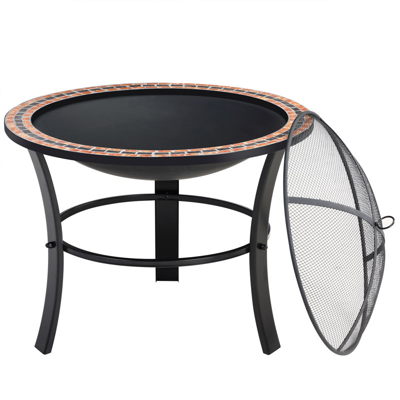Camas Circle Charcoal Smokeless Outdoor Fireplace