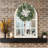 Distressed Solid Wood Arch Mirror-1408279537