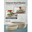 Pot à fleurs en ciment Gracie Oaks Beige Oval-767265710