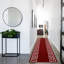 Tapis rouge / blanc touffeté à motif géométrique Shadowbrook-1562886714