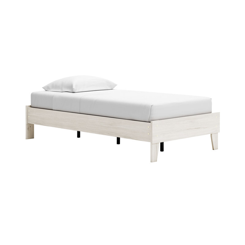 Carolyna Low Profile Wood Platform Bed, Twin