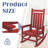 Wolak HDPE Rocking Adirondack Chair-1680405228