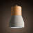 Gastonne 1 Head Cement Hanging Light Fixture