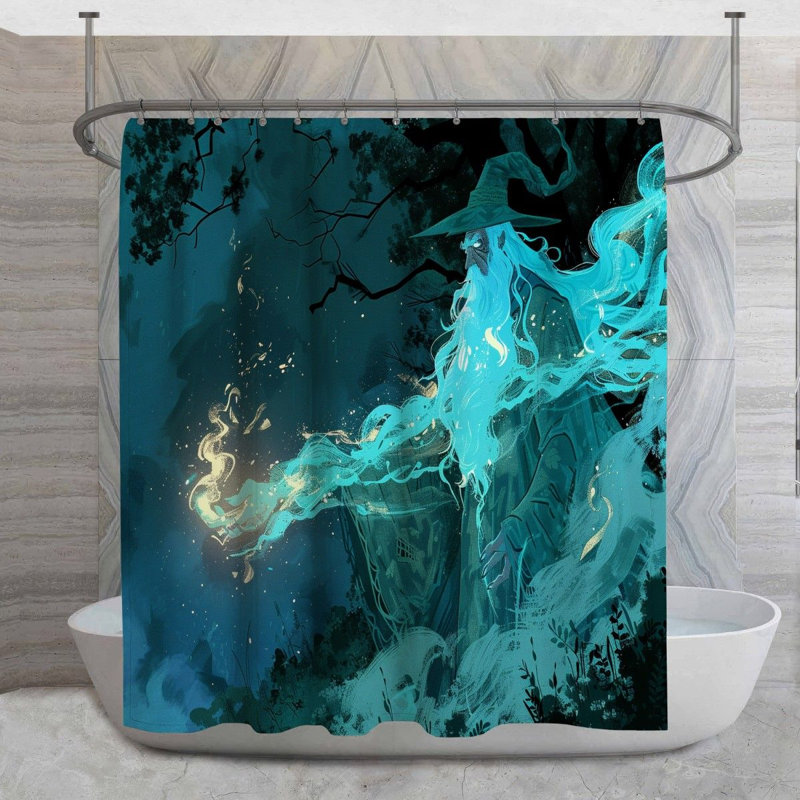 Denislav Shower Curtain, 84" H x 70" W