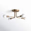Nealey 4 Light Glass Semi Flush Mount-236668851
