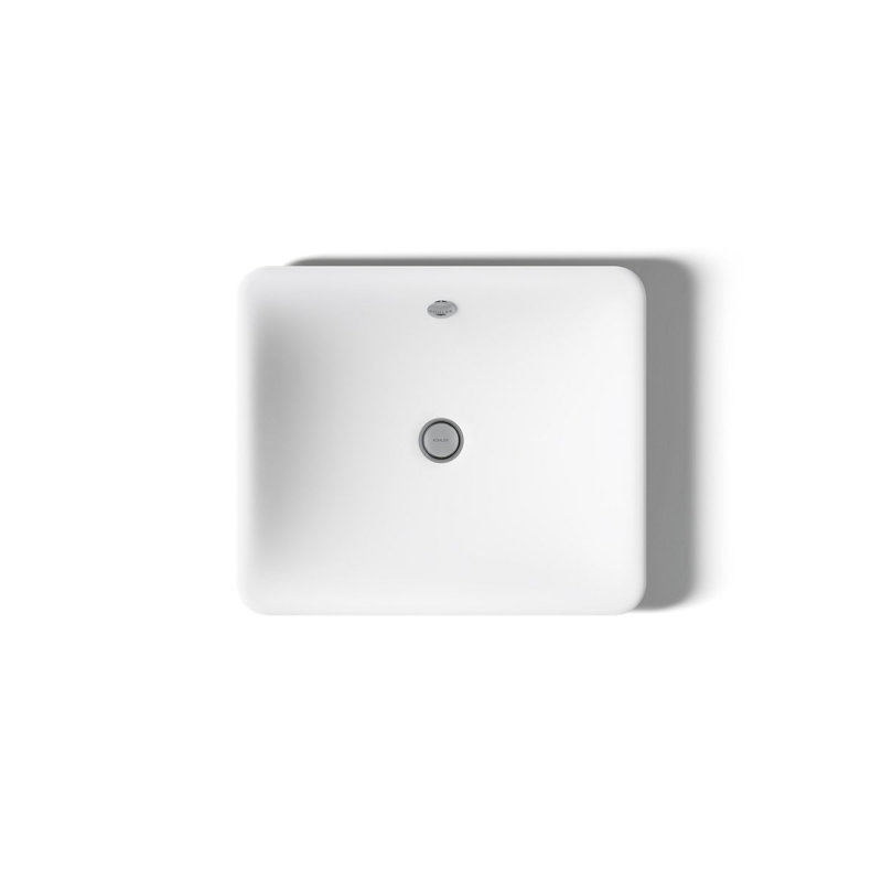 Iron Plains 6.3" Tall Metal Rectangular Bathroom Sink with Overflow, White