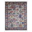 Hand Knotted Wool Oriental Area Rug in Silver/Gray/Purple/Green
