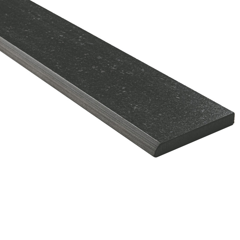 Carreau de faïence en porcelaine mat 3 po x 24 po Betonica, Ardoise